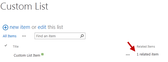 New SharePoint 2013 Column - Related Items