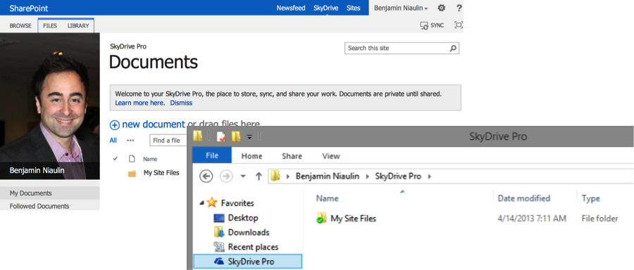 SharePoint 2013 SkyDrive Pro