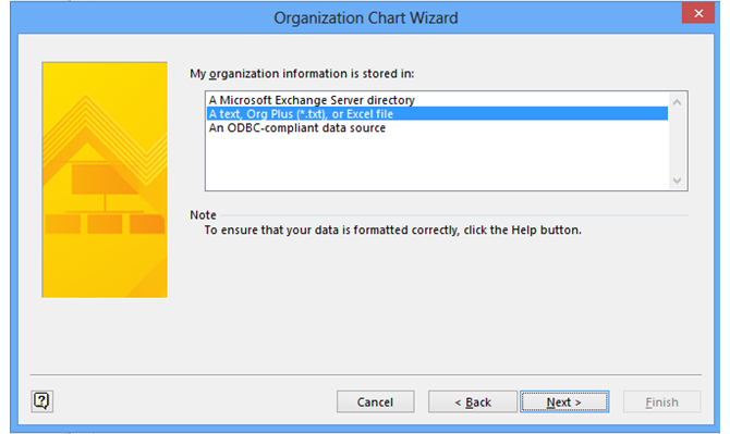 Microsoft Organization Chart 2013
