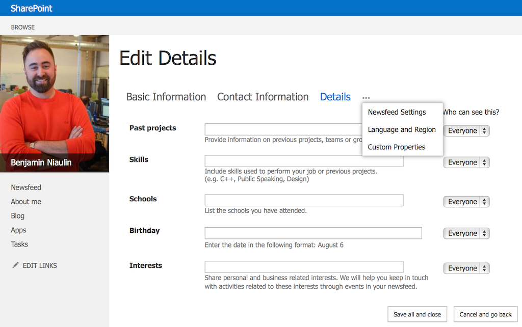 Target content SharePoint filter search