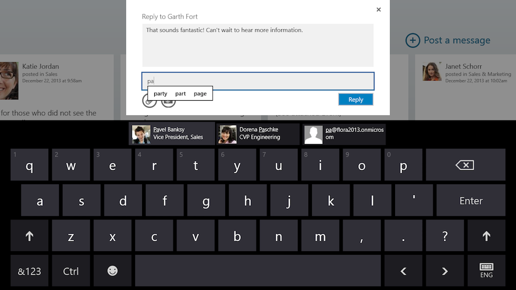 Office 365 SharePoint Collaboration Social