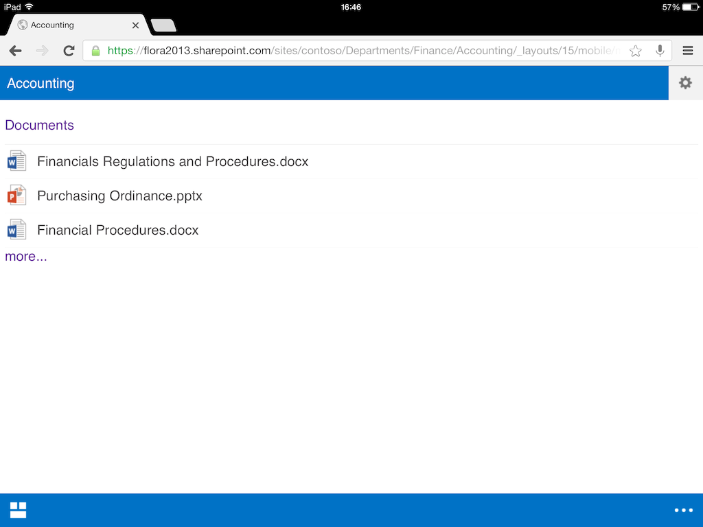 SharePoint Office 365 working with Team Documents on any device