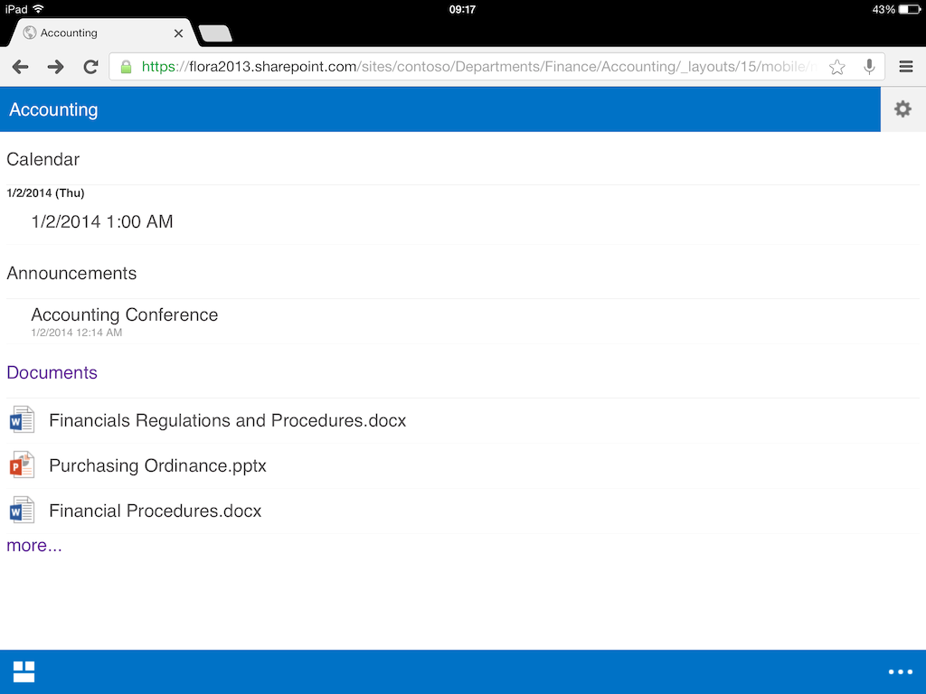 SharePoint Office 365 working with Team Documents on any device