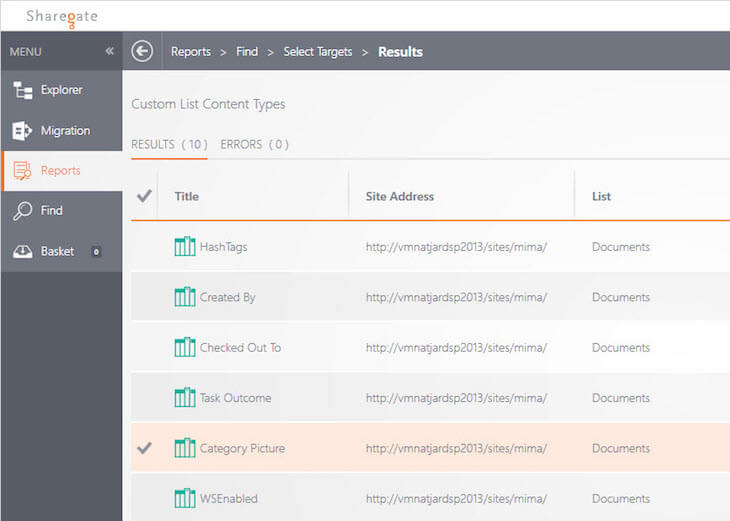 Manage SharePoint Content Types