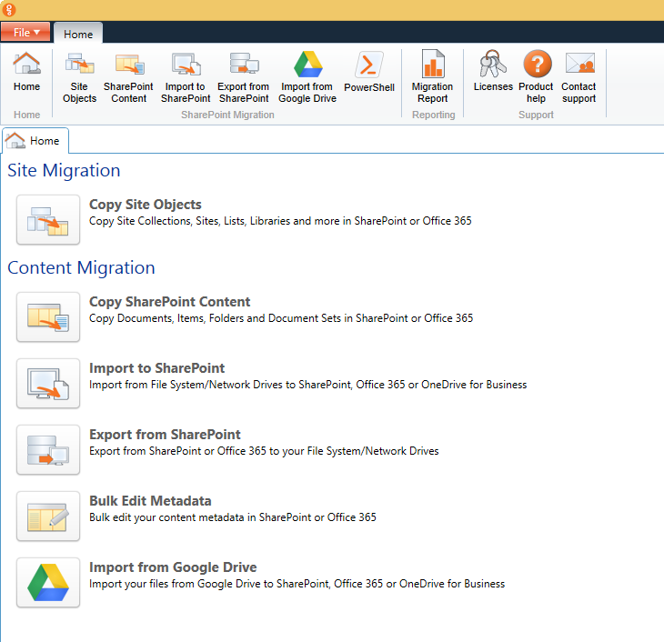 Import Google Drive to SharePoint and Office 365
