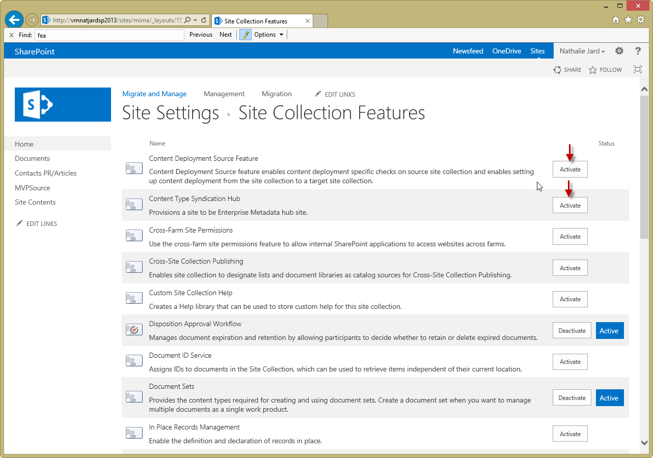Activate multiple features and site collections in SharePoint