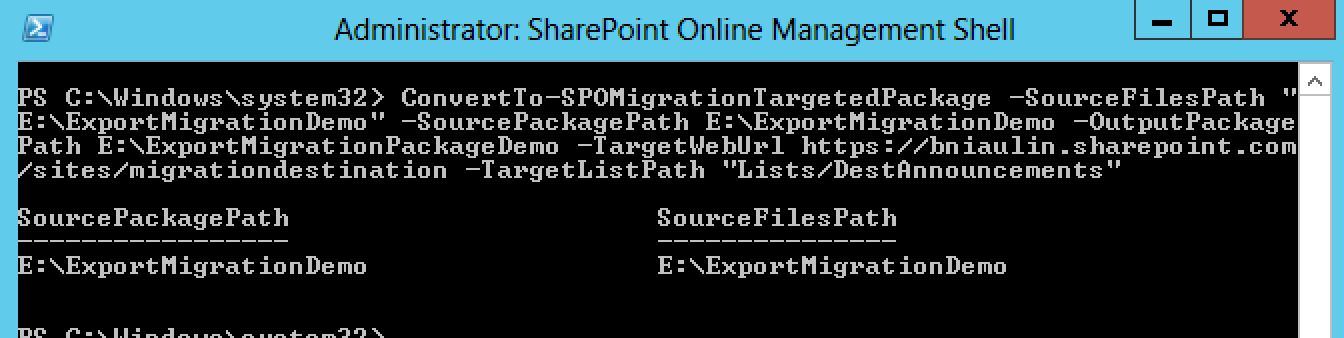 Convert XML files for Office 365 import