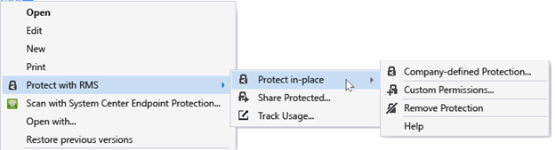 Protect SharePoint Docs with RMS
