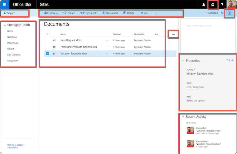 New SharePoint Document Libraries 