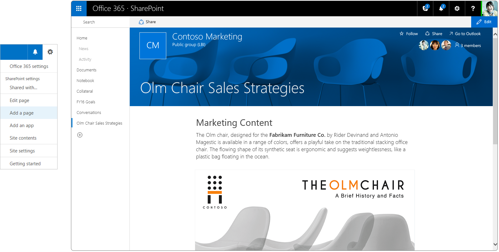 New SharePoint Publishing Pages 