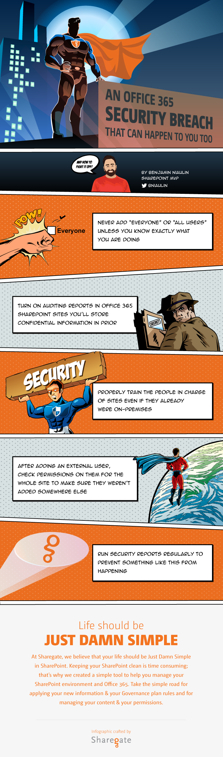 Office 365 SharePoint Security Breach Tips Infographic