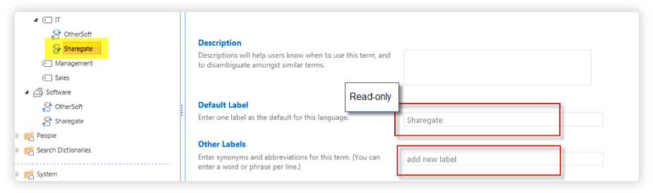 Manages metadata in SharePoint