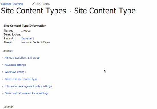 Content Types in SharePoint 2013