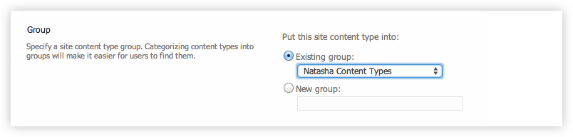 Name Content Type in SharePoint