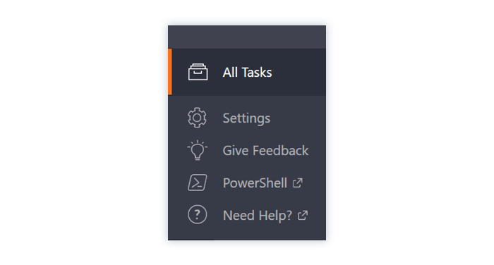 All Tasks Sharegate Panel