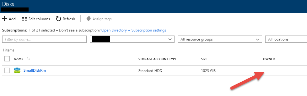 Azure cost guide erasing managed disks