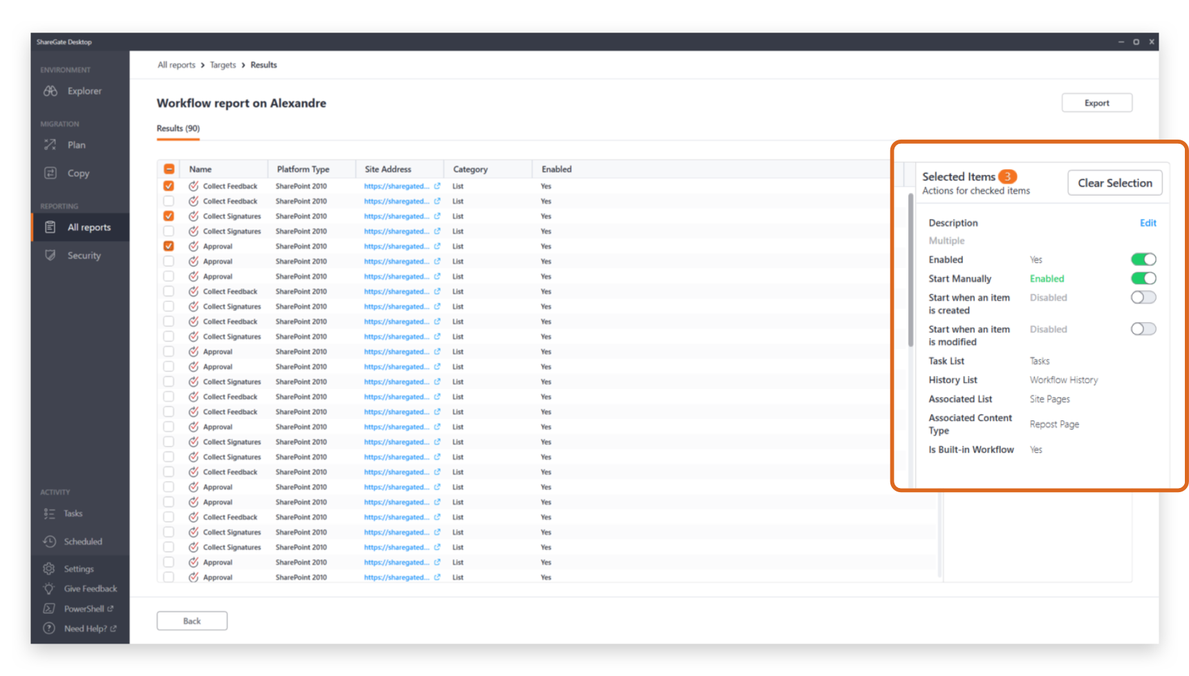 Optimized experience and enhanced reporting in ShareGate 10.0 - ShareGate