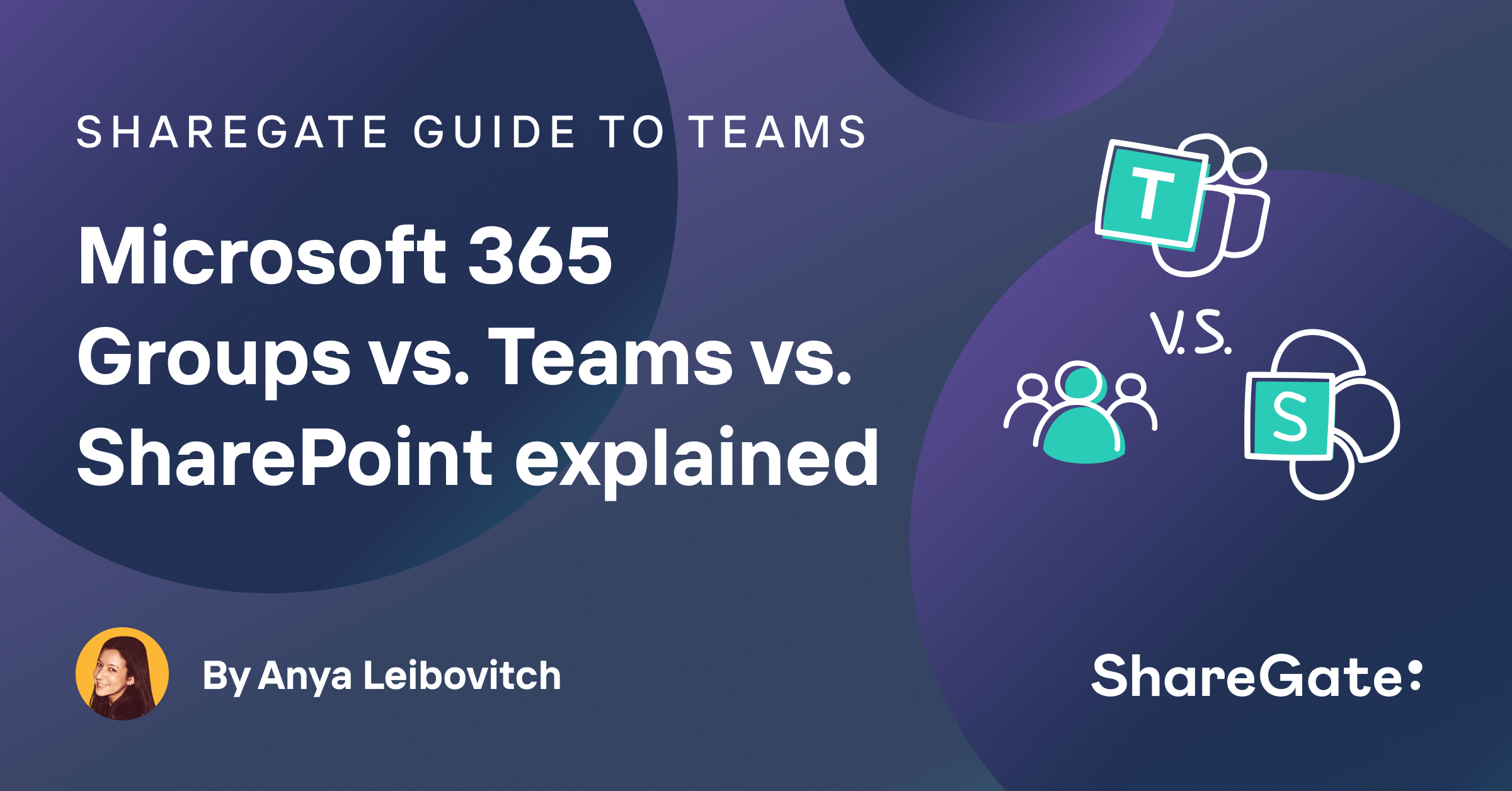 The Differences Between M365 Groups Vs Teams Vs Sharepoint Explained Sharegate Guide To Teams