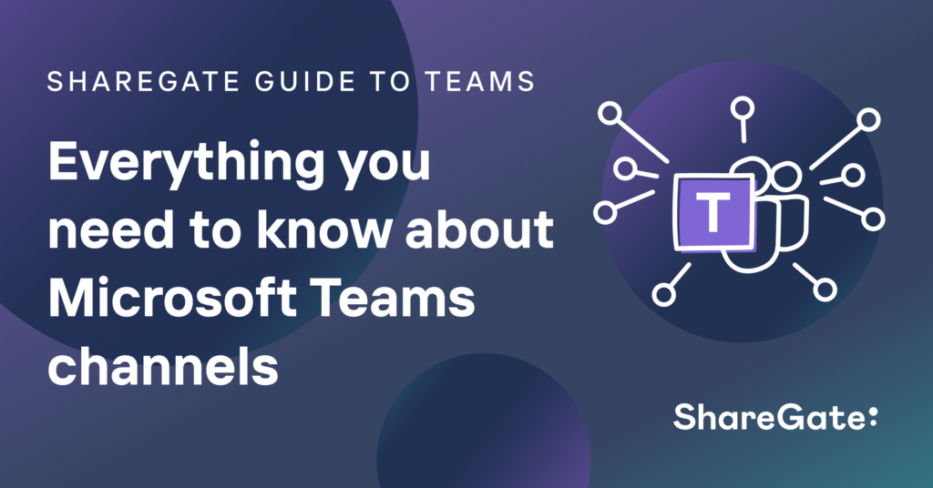 how do channels work in microsoft teams