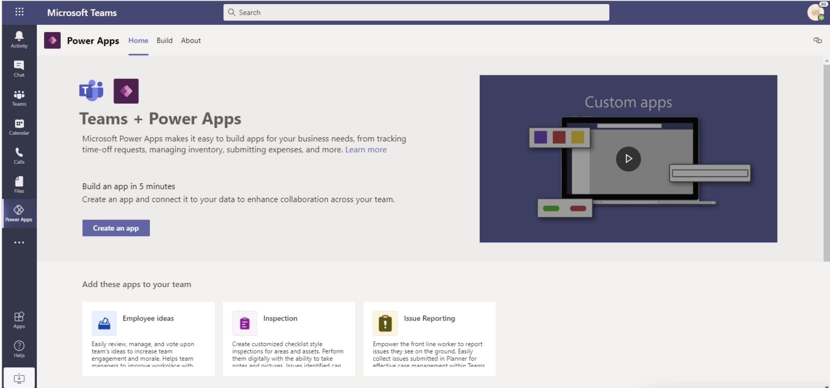 Powerapps In Teams