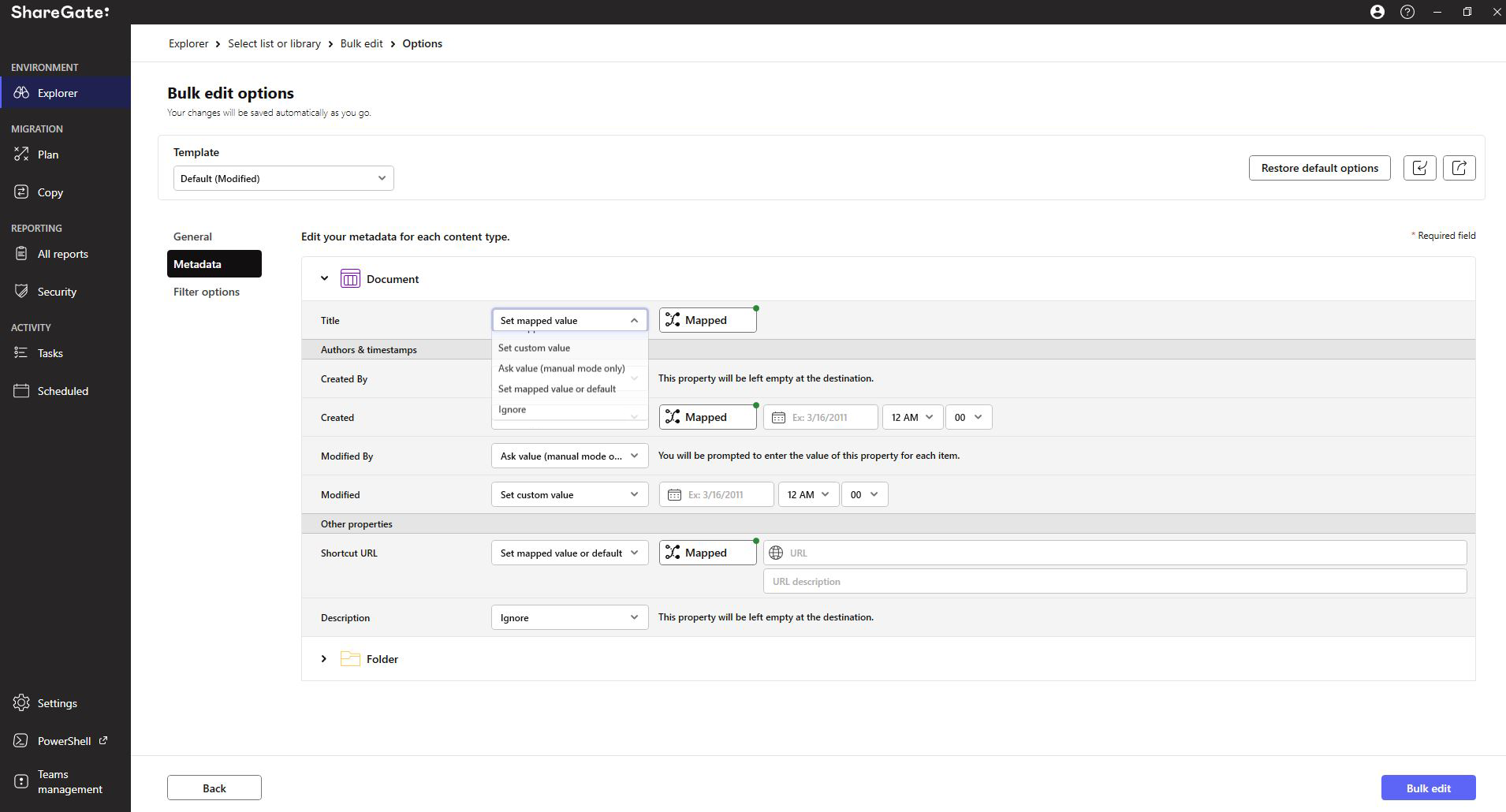 Sgm Public Bulk Edit Options