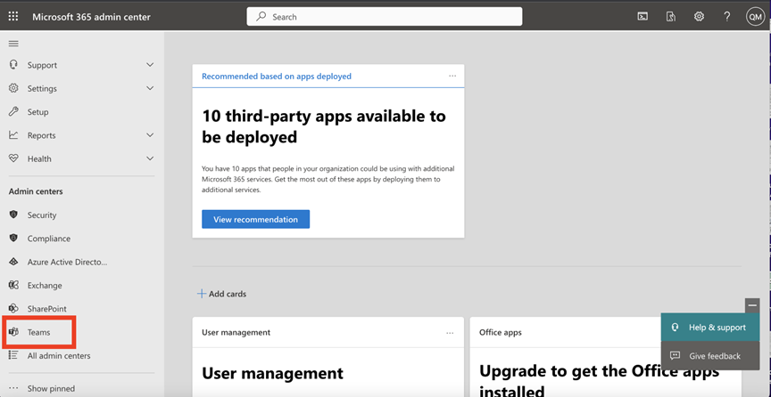 How To Use Microsoft Teams Admin Center Admin Center