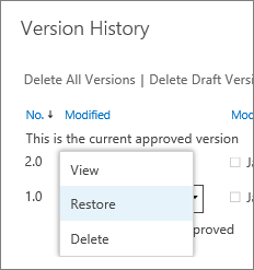 Archive Sharepoint Document Lists Libraries Version History