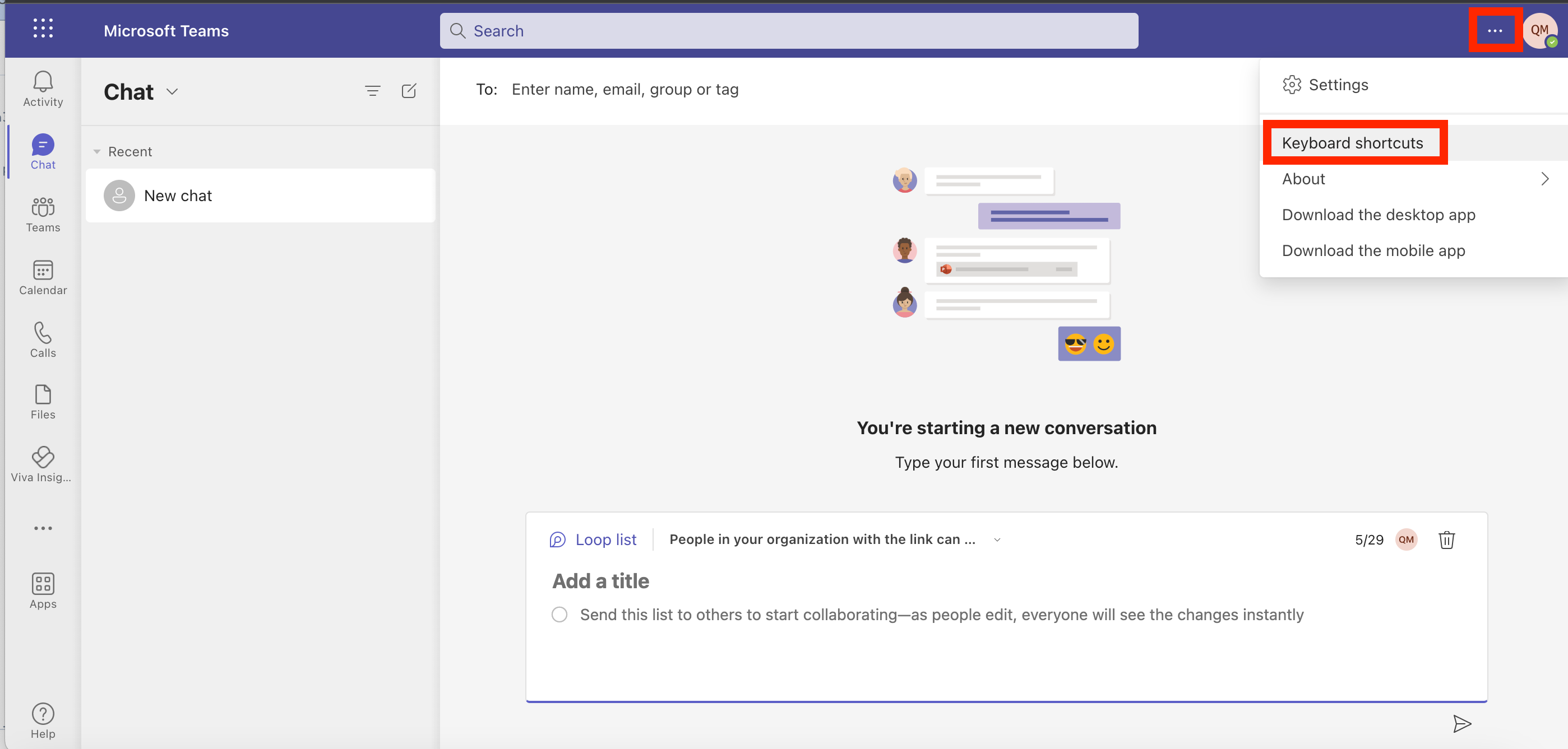 Microsoft Teams Keyboard Shortcuts Teams Keyboard Shortcuts Option