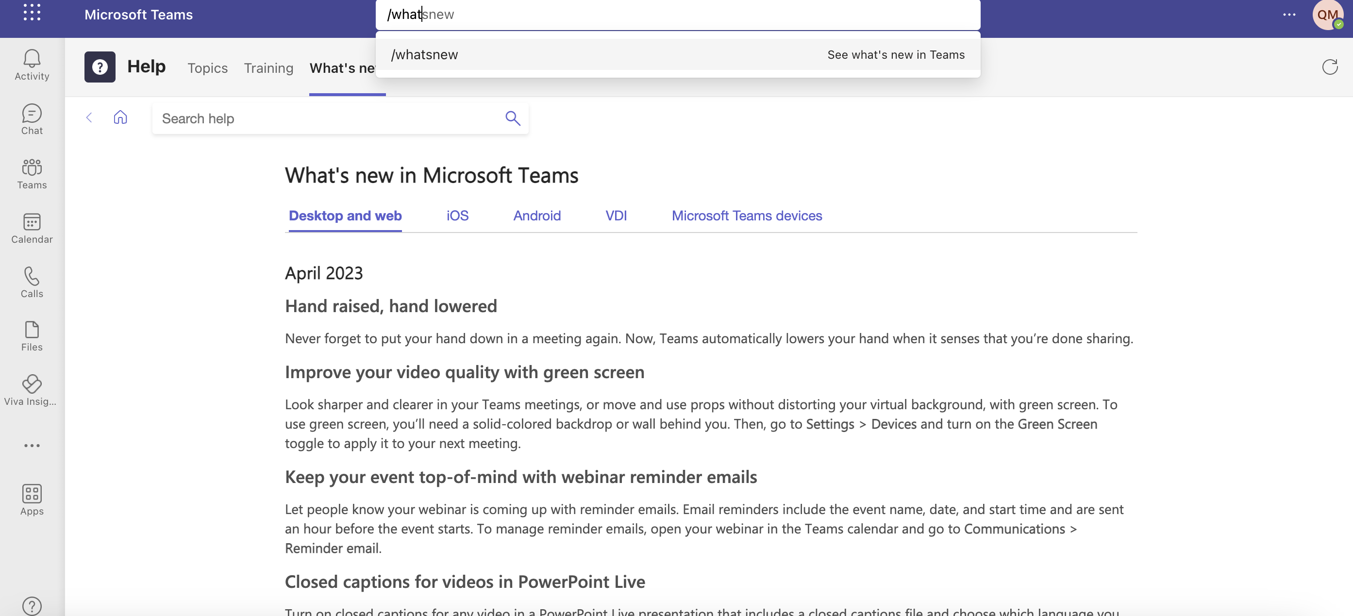 Microsoft Teams Keyboard Shortcuts Teams Updates Changes