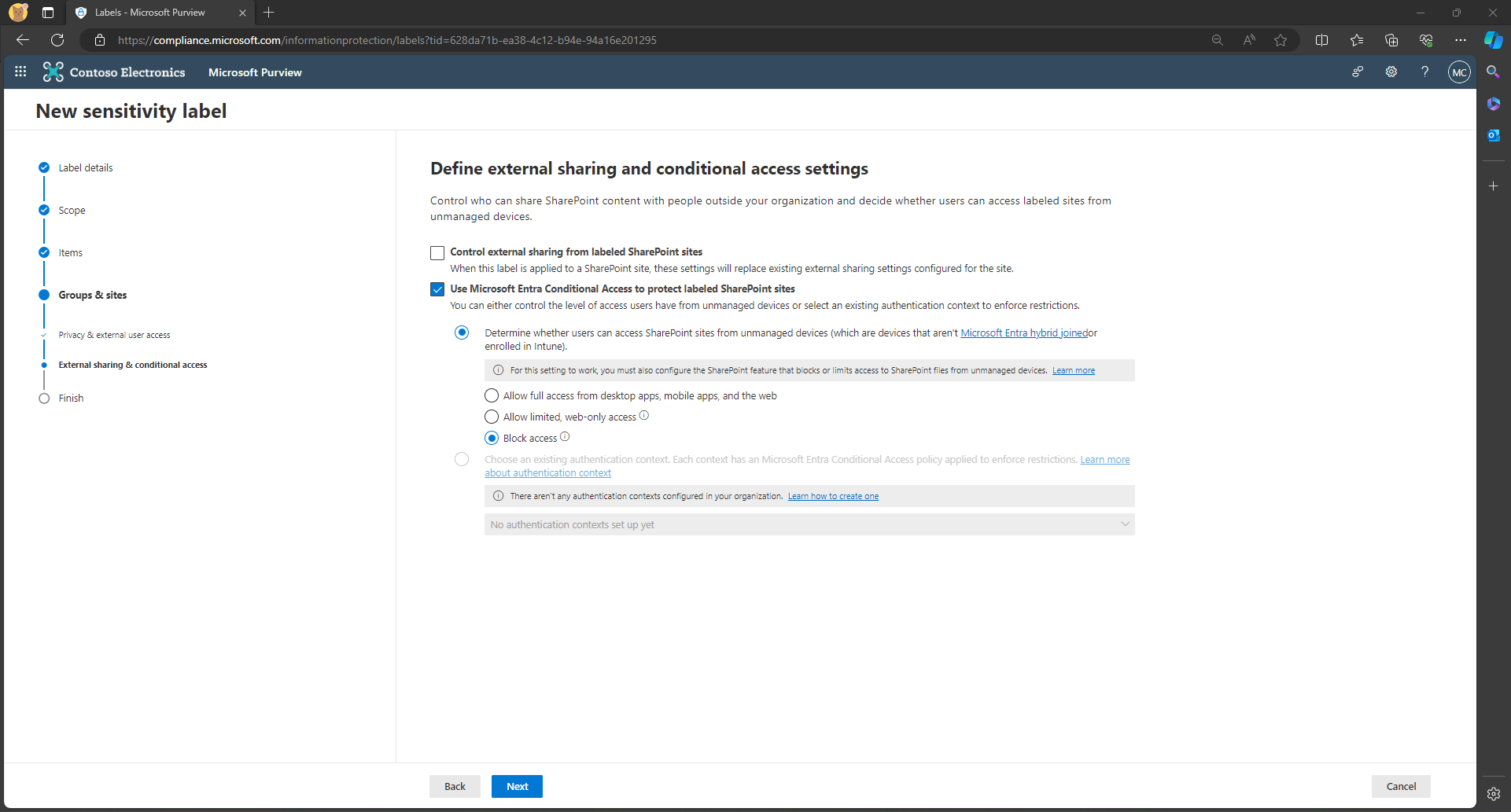External Sharing And Conditional Access