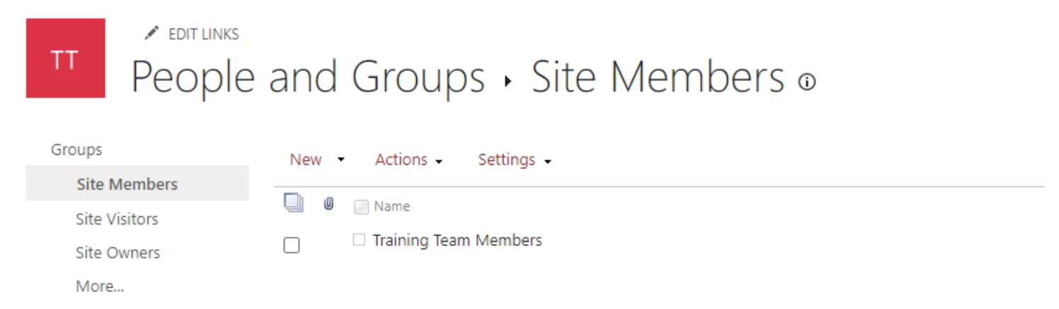 Site Members Group