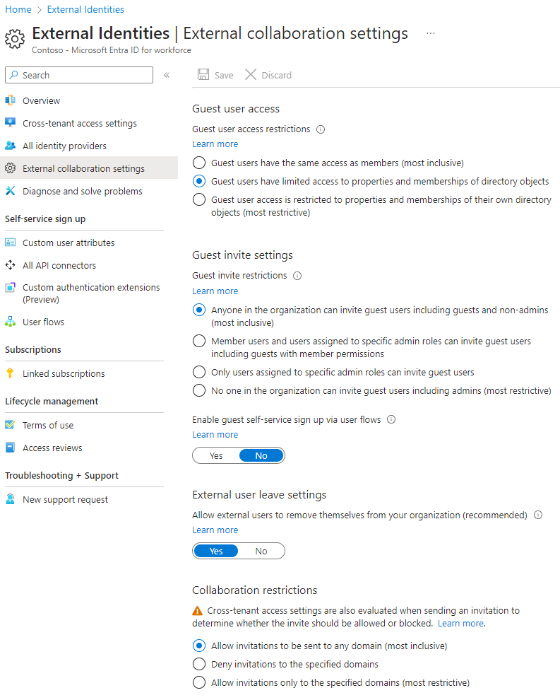 Azure Ad Organizational Relationships Settings