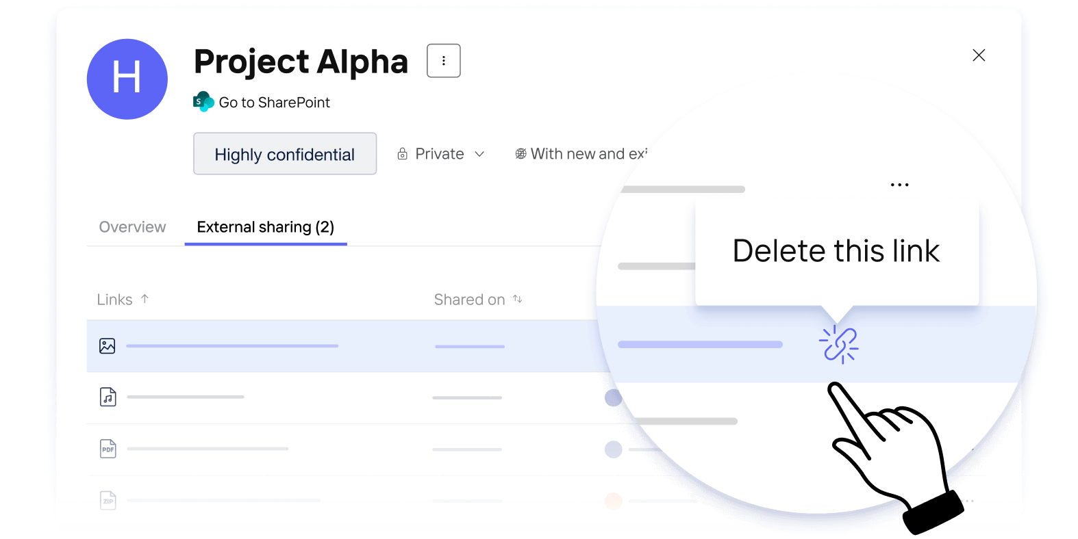 Manage External Sharing