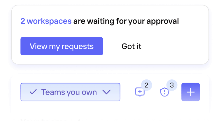 Workspace Approval Notification