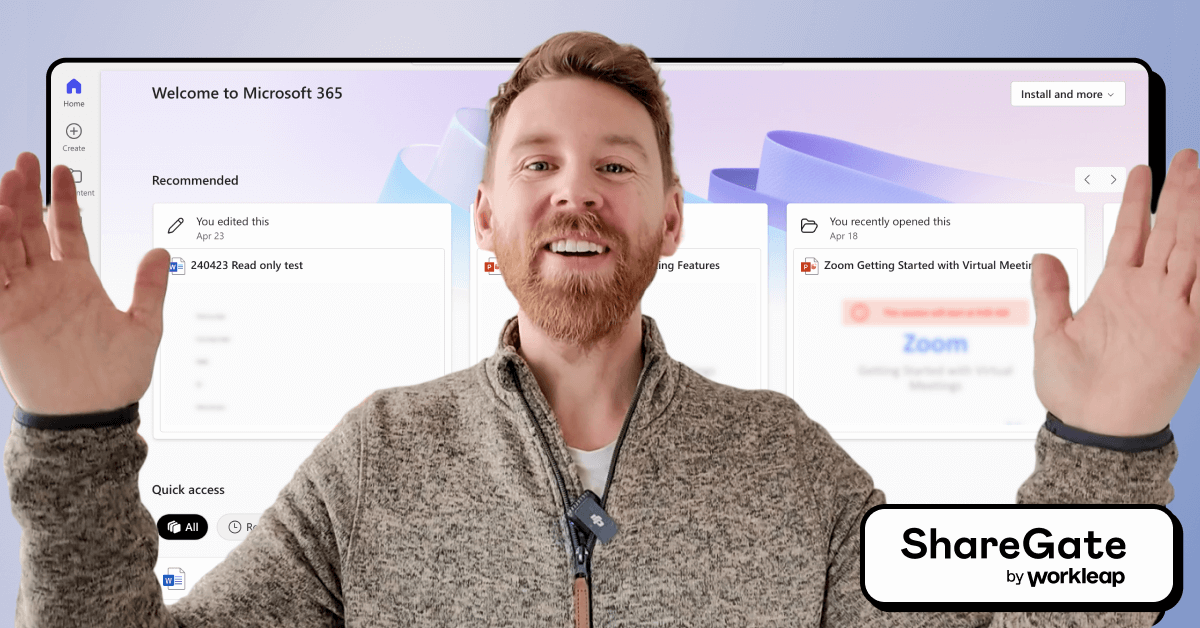 Increase Microsoft 365 adoption with ShareGate’s end-user training